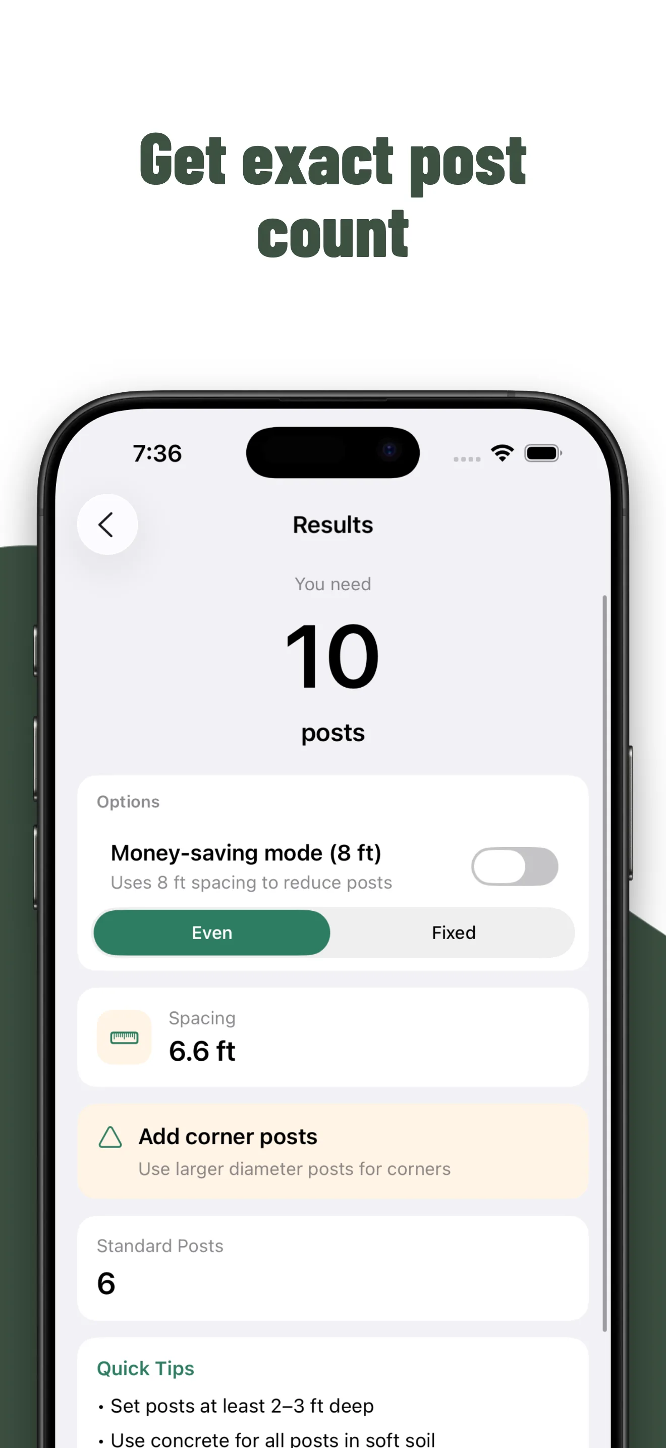 Fence Calculator Pro screenshot 4
