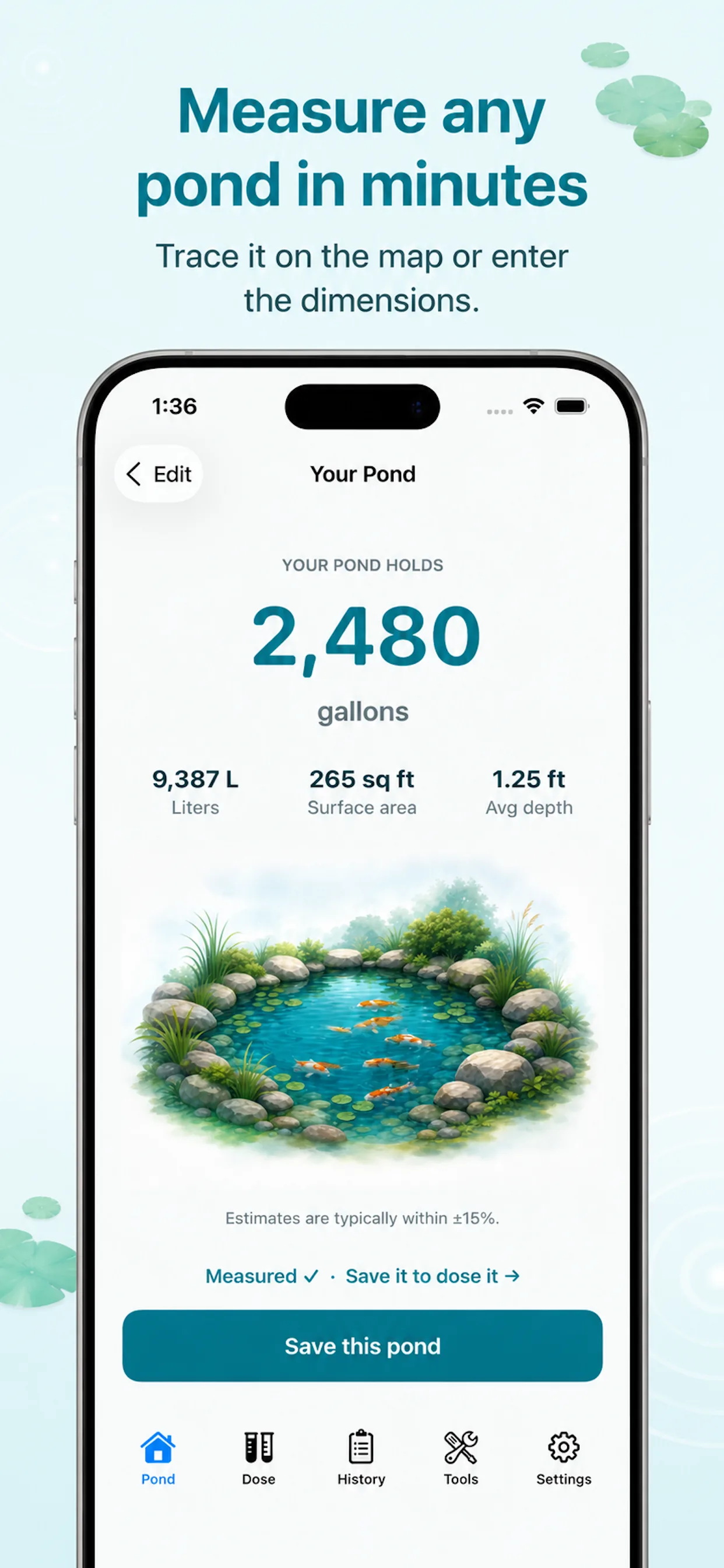 Pond Care: Measure & Dose screenshot 5