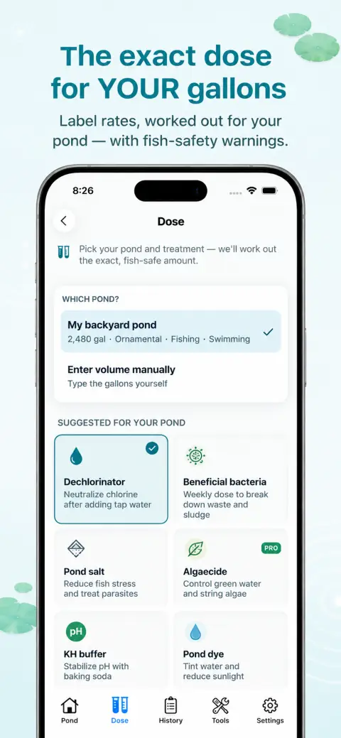 Pond Care: Measure & Dose preview screenshot 1