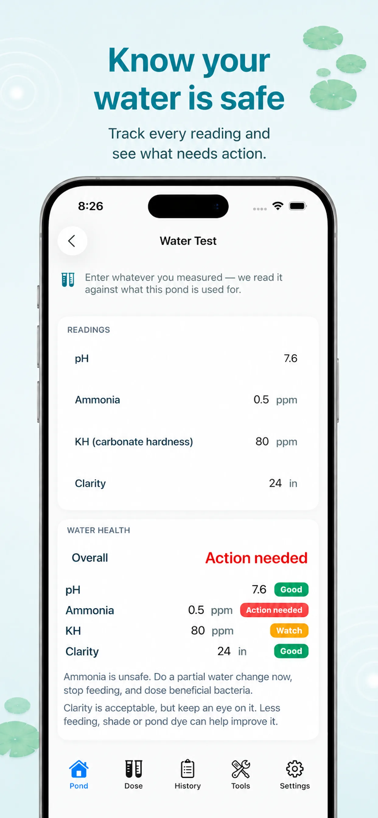 Pond Care: Measure & Dose screenshot 8