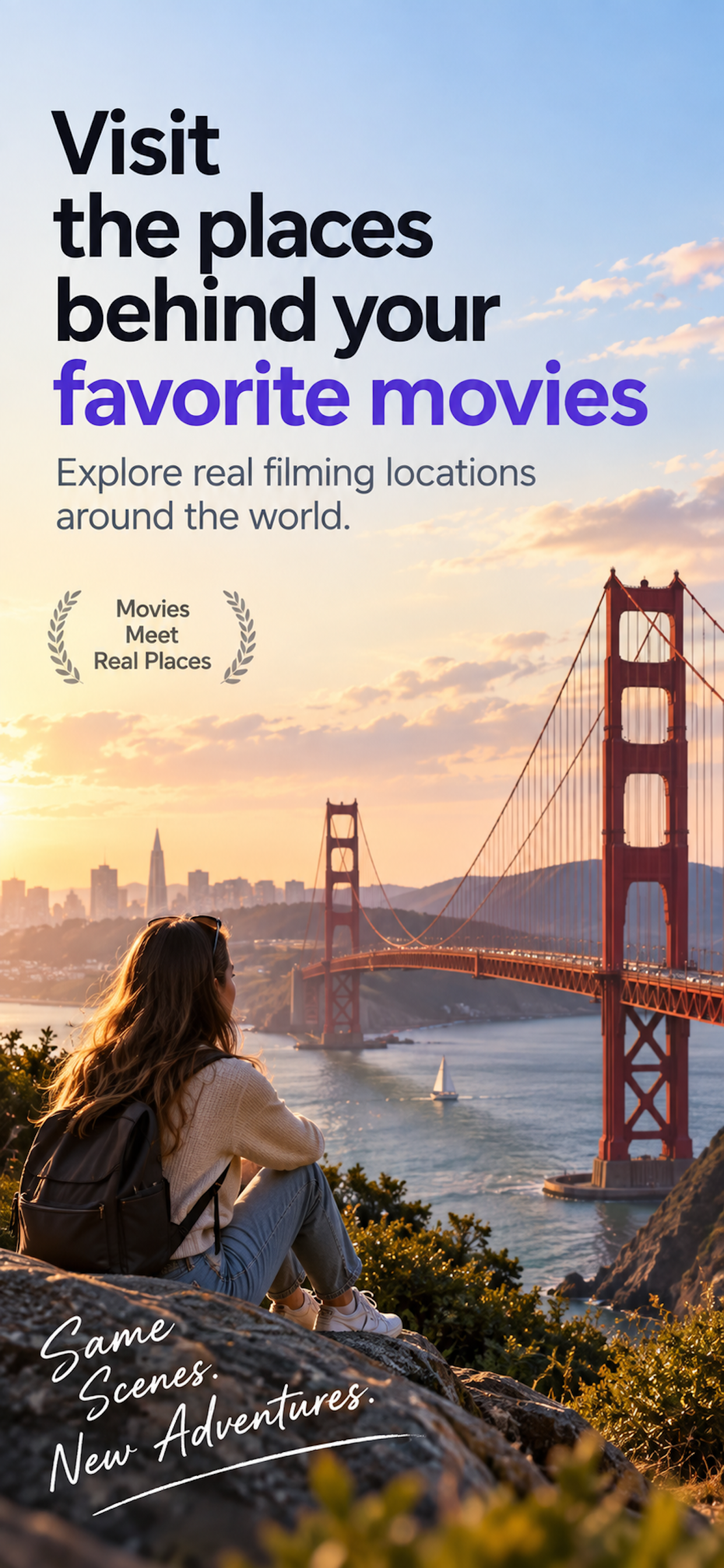 SpotAtlas interactive map showing movie filming locations around the world
